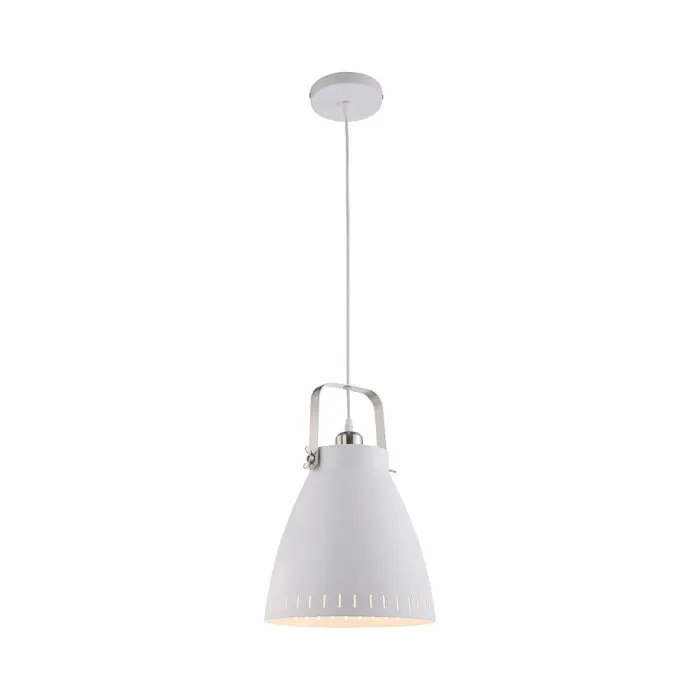 Leuchten Direkt EVA Lampada a Sospensione Bianco, 1-Luce