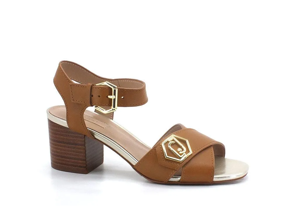 LIU JO Agata 16 Sandalo Tacco Beige Nut SA2157P0102