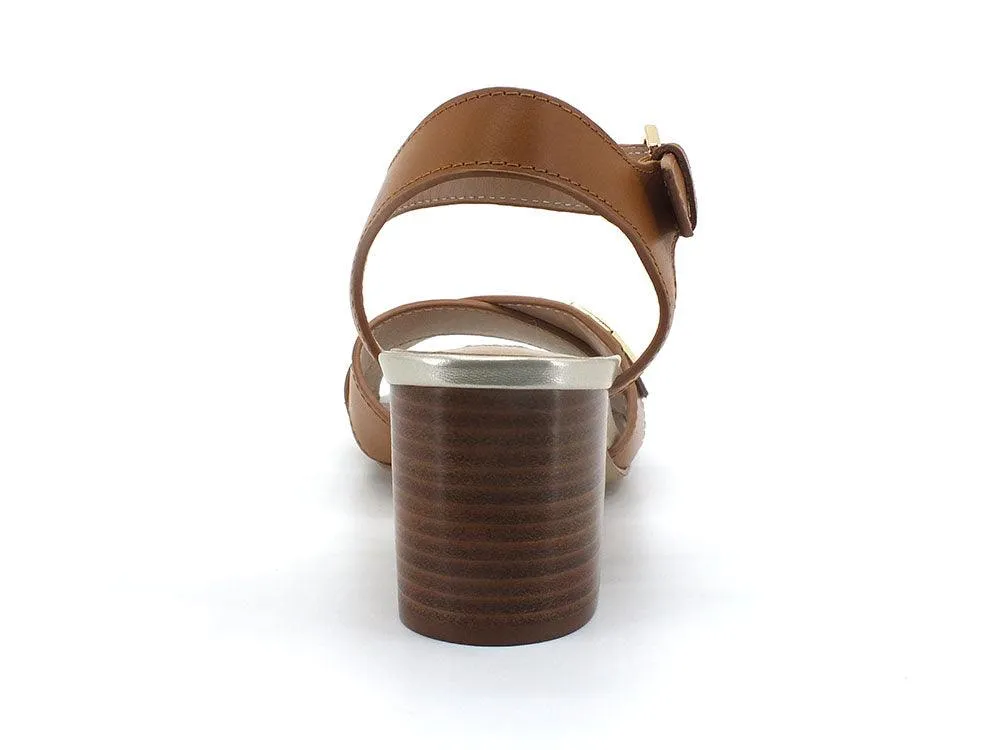 LIU JO Agata 16 Sandalo Tacco Beige Nut SA2157P0102