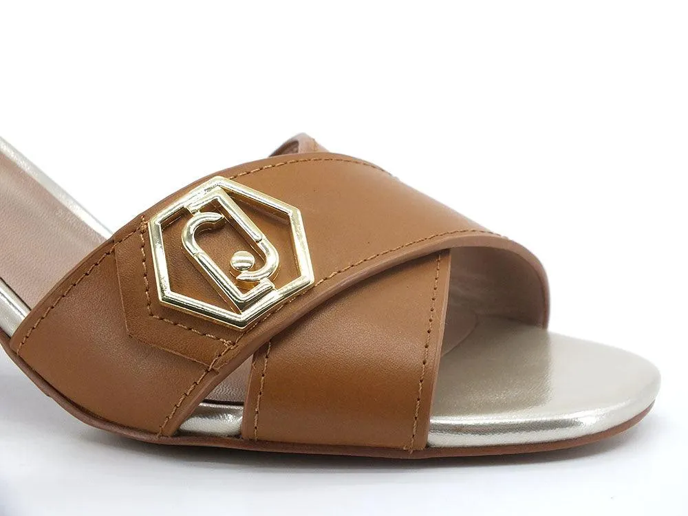 LIU JO Agata 16 Sandalo Tacco Beige Nut SA2157P0102