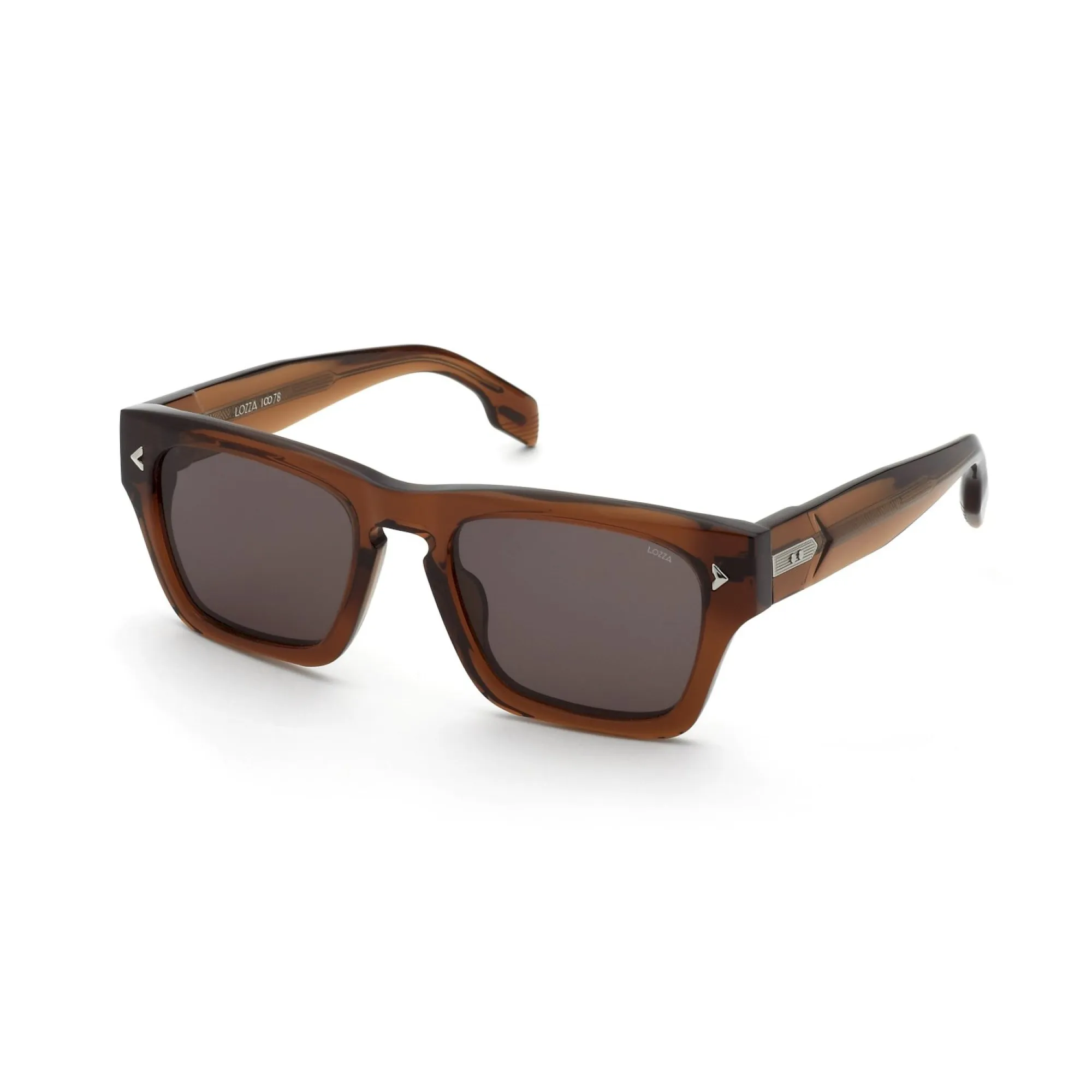   Lozza SL4378M - 0732 Glossy Burnished Brown | Occhiale Da Sole Uomo 