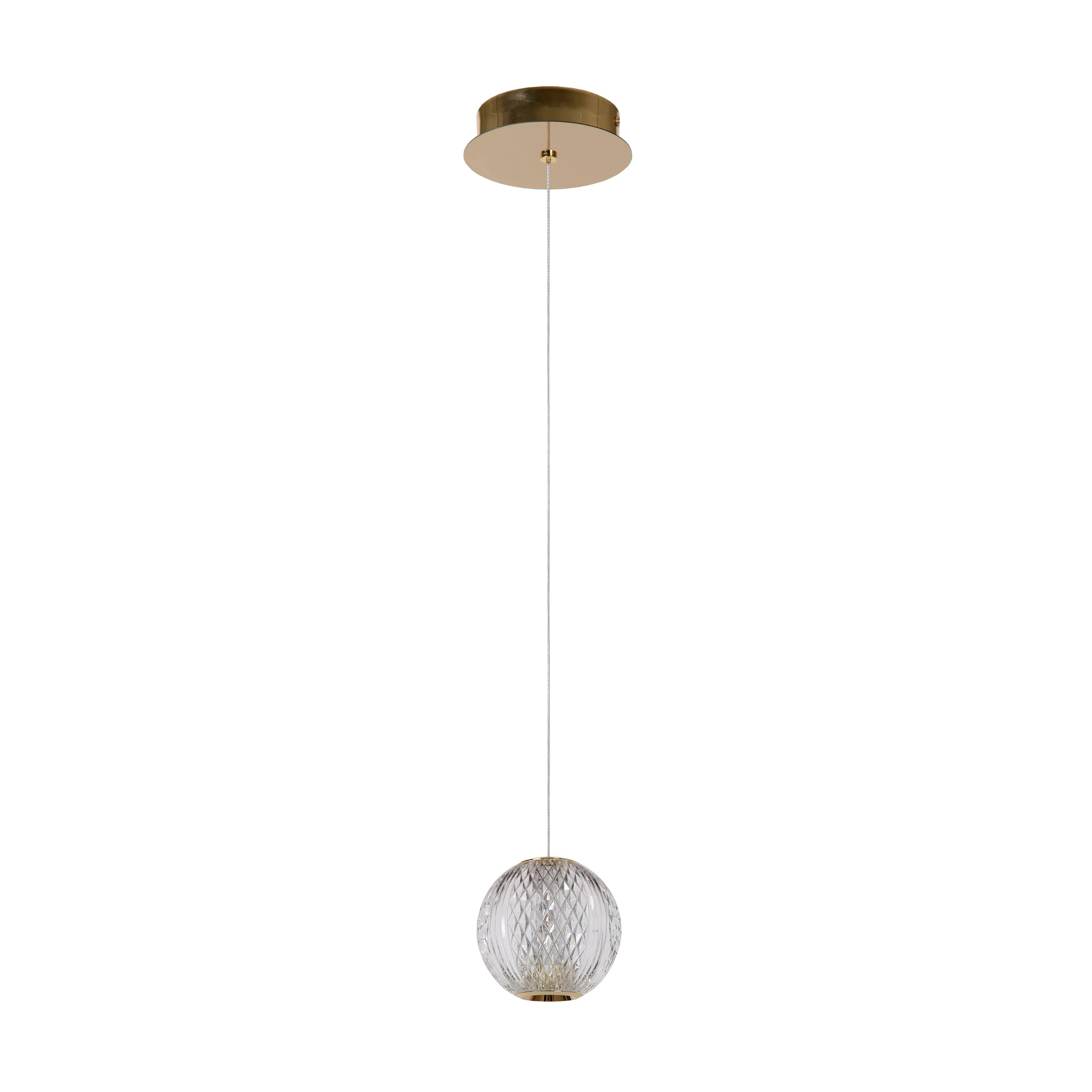 Lucide  Lampada a sospensione con diffusore in vetro a LED dal design moderno Cintra - 6W - 2700k Luce Calda