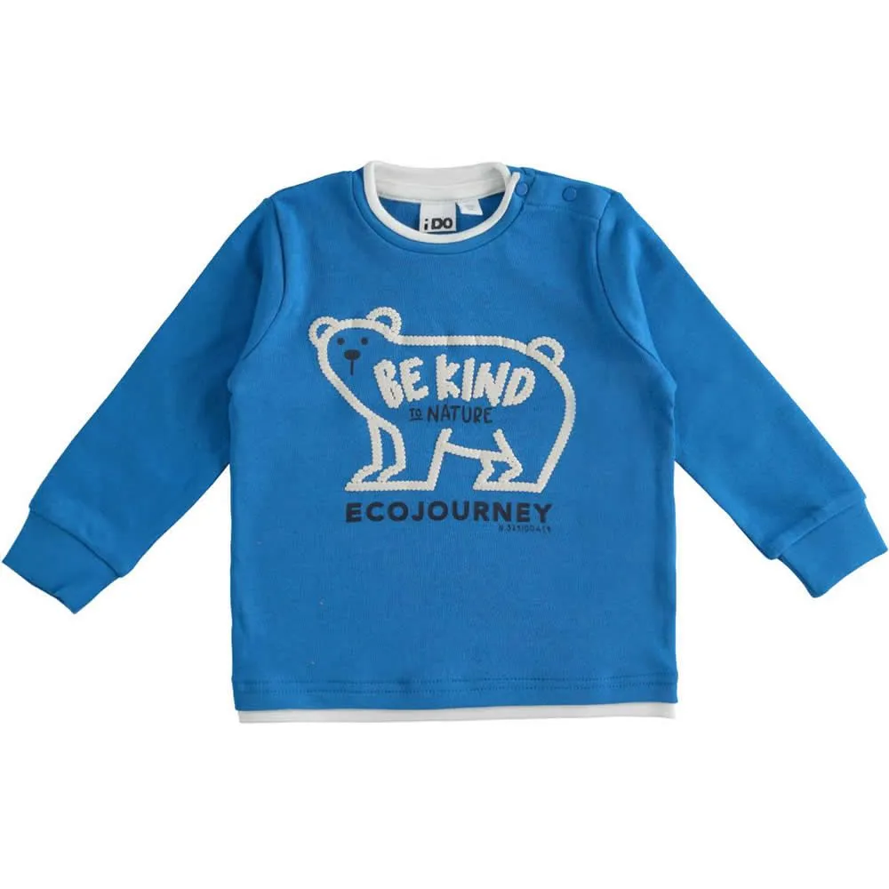 maglia girocollo caldo cotone 4.5464 bambino ido 