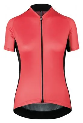 Maglia manica corta da donna Assos UMA Summer GT rosa / nera