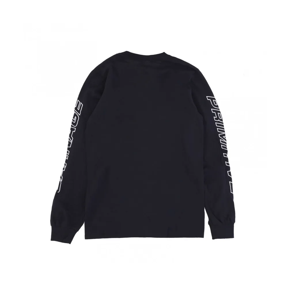 maglietta manica lunga uomo carnage l/s tee x marvel x nychos BLACK