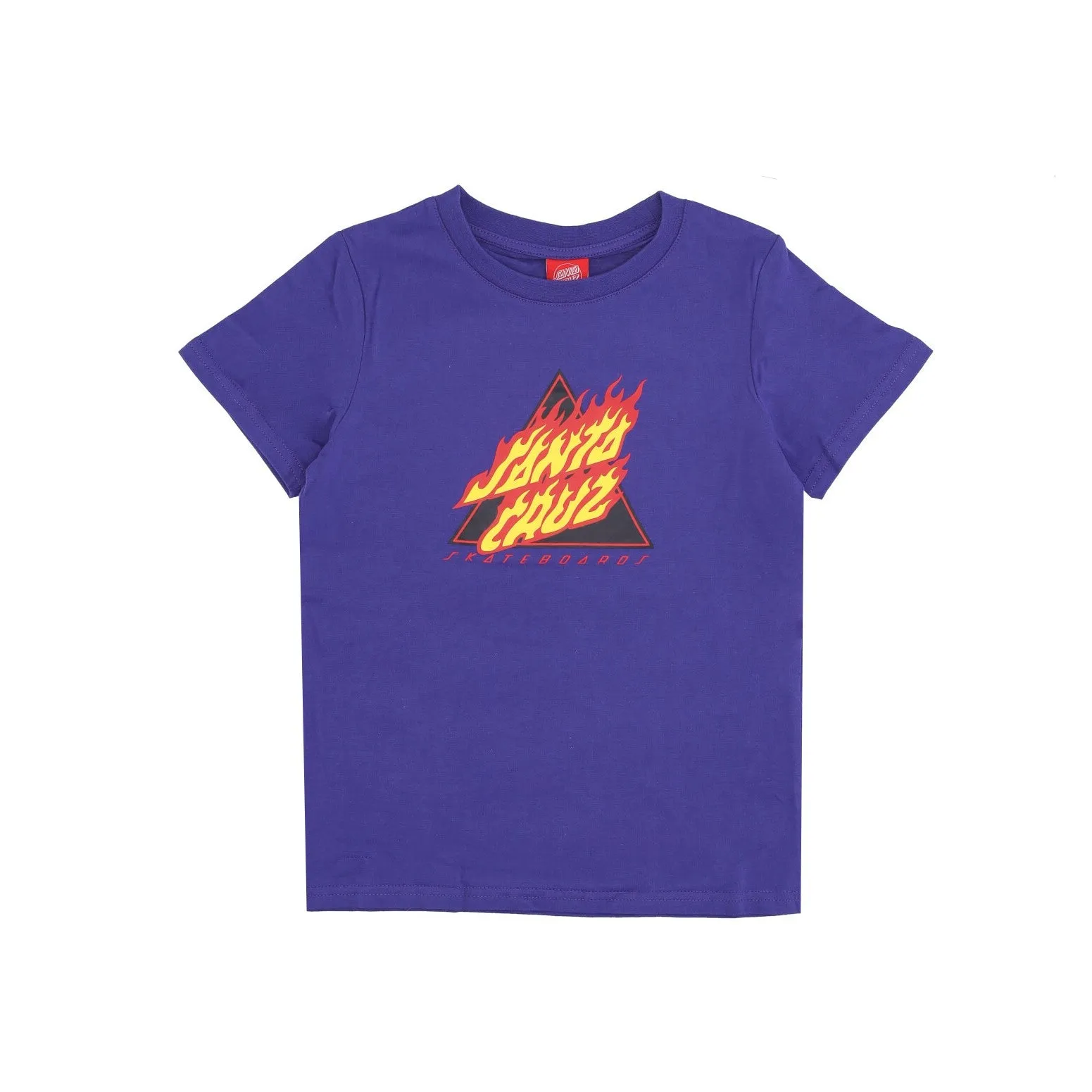 Maglietta Ragazzo Flamed Not A Dot Front Tee Navy Blue