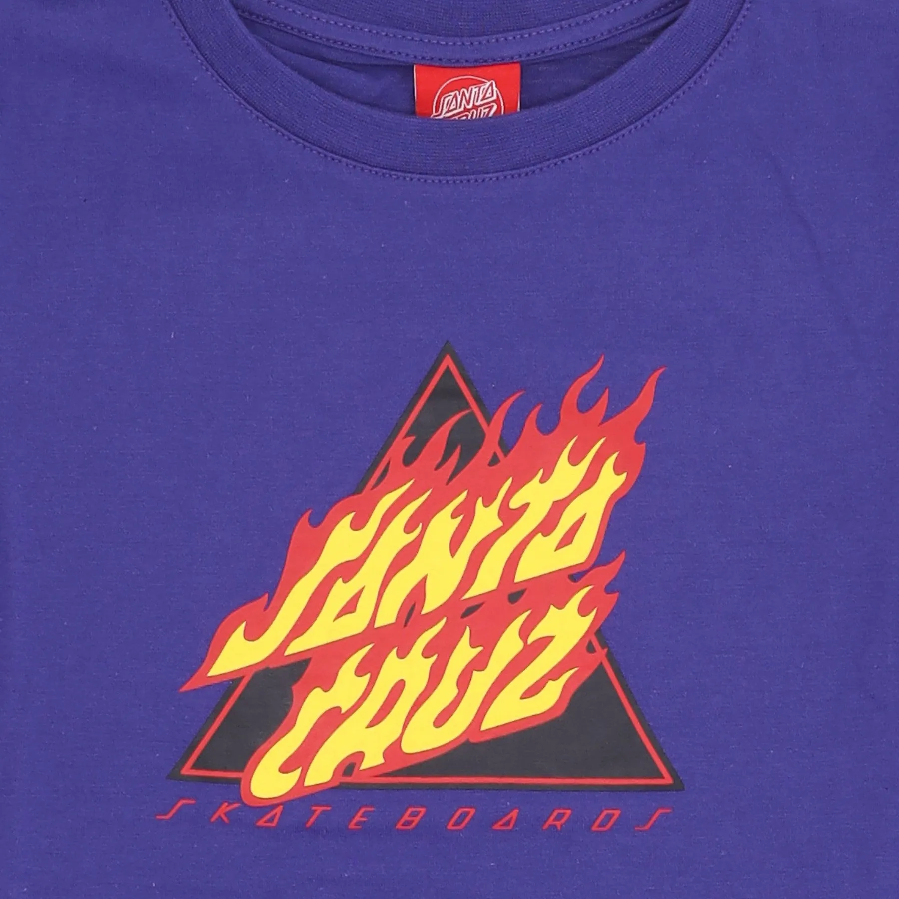 Maglietta Ragazzo Flamed Not A Dot Front Tee Navy Blue