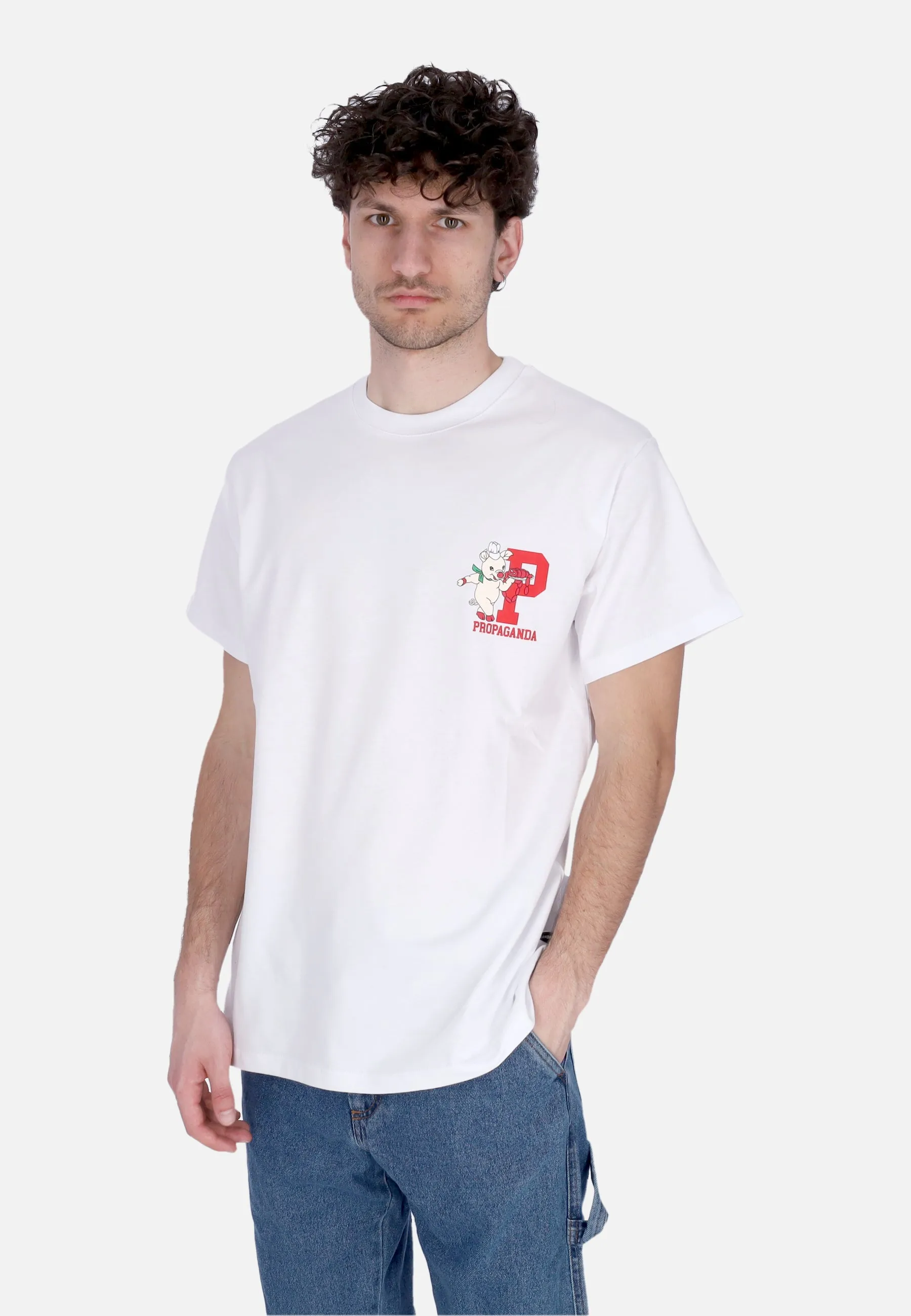 Maglietta Uomo Butcher Tee White