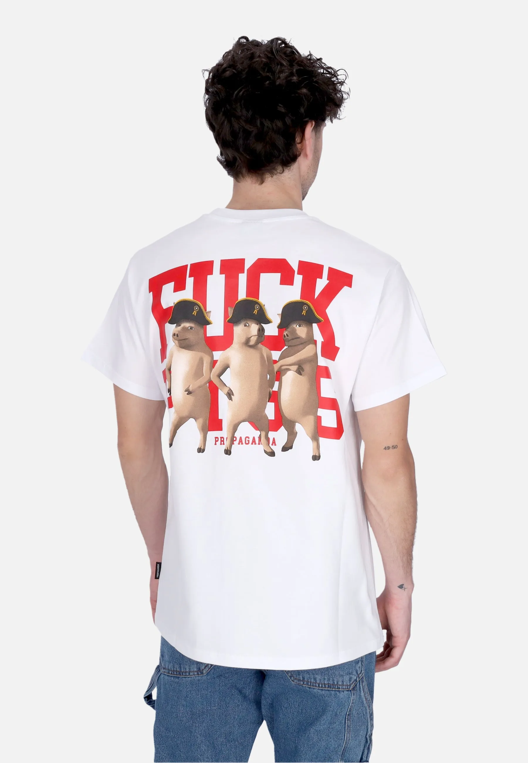 Maglietta Uomo Butcher Tee White
