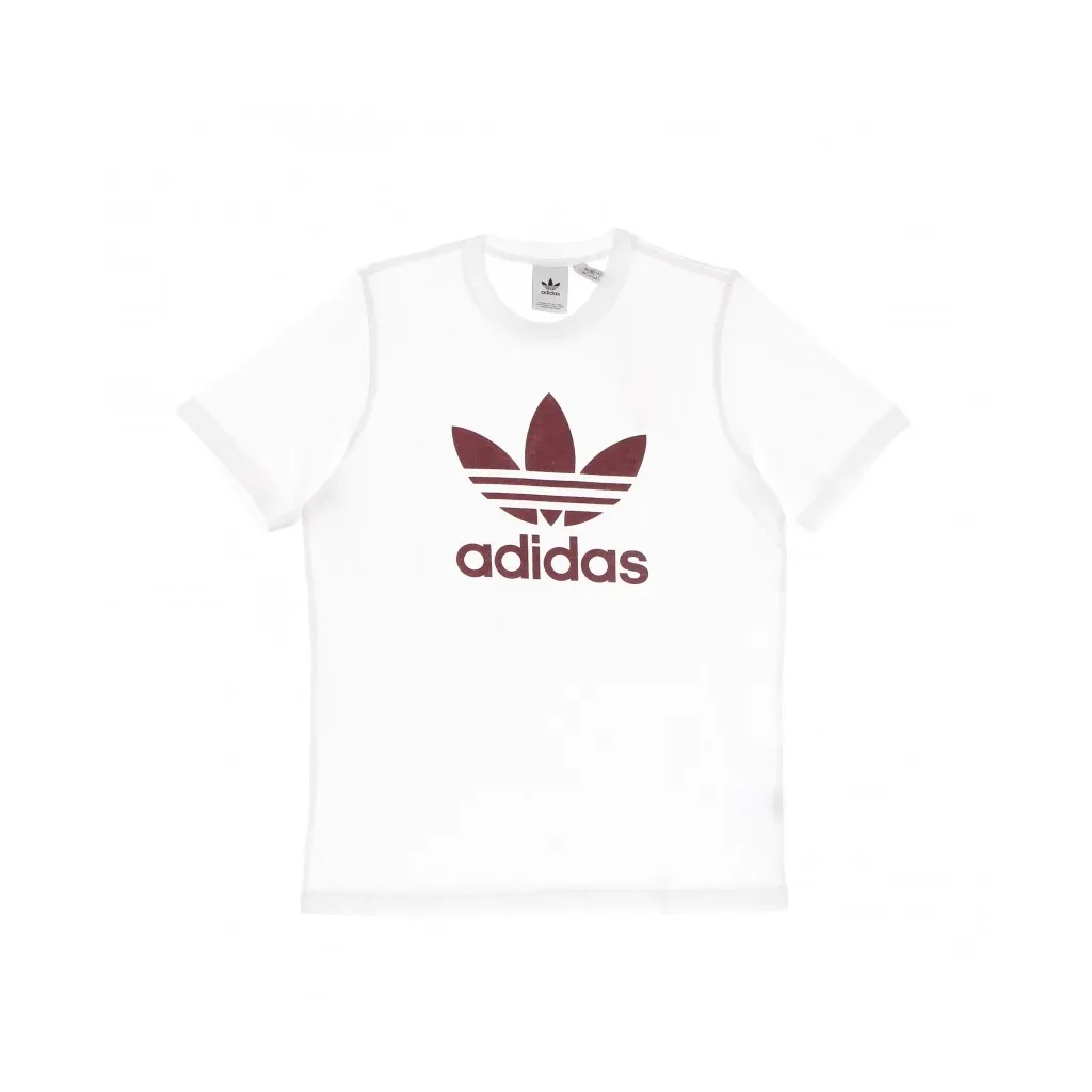 maglietta uomo classic adicolor trefoil tee WHITE/VICTORY CRIMSON