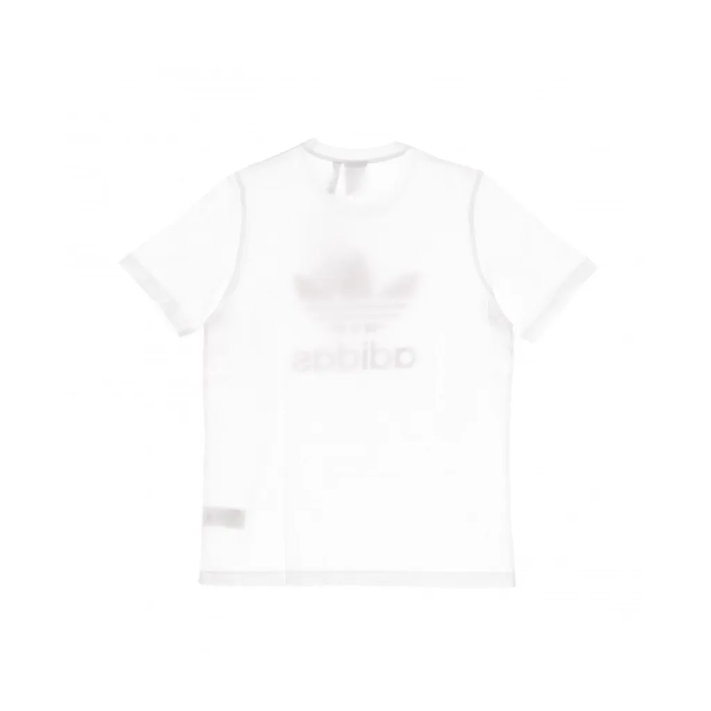 maglietta uomo classic adicolor trefoil tee WHITE/VICTORY CRIMSON