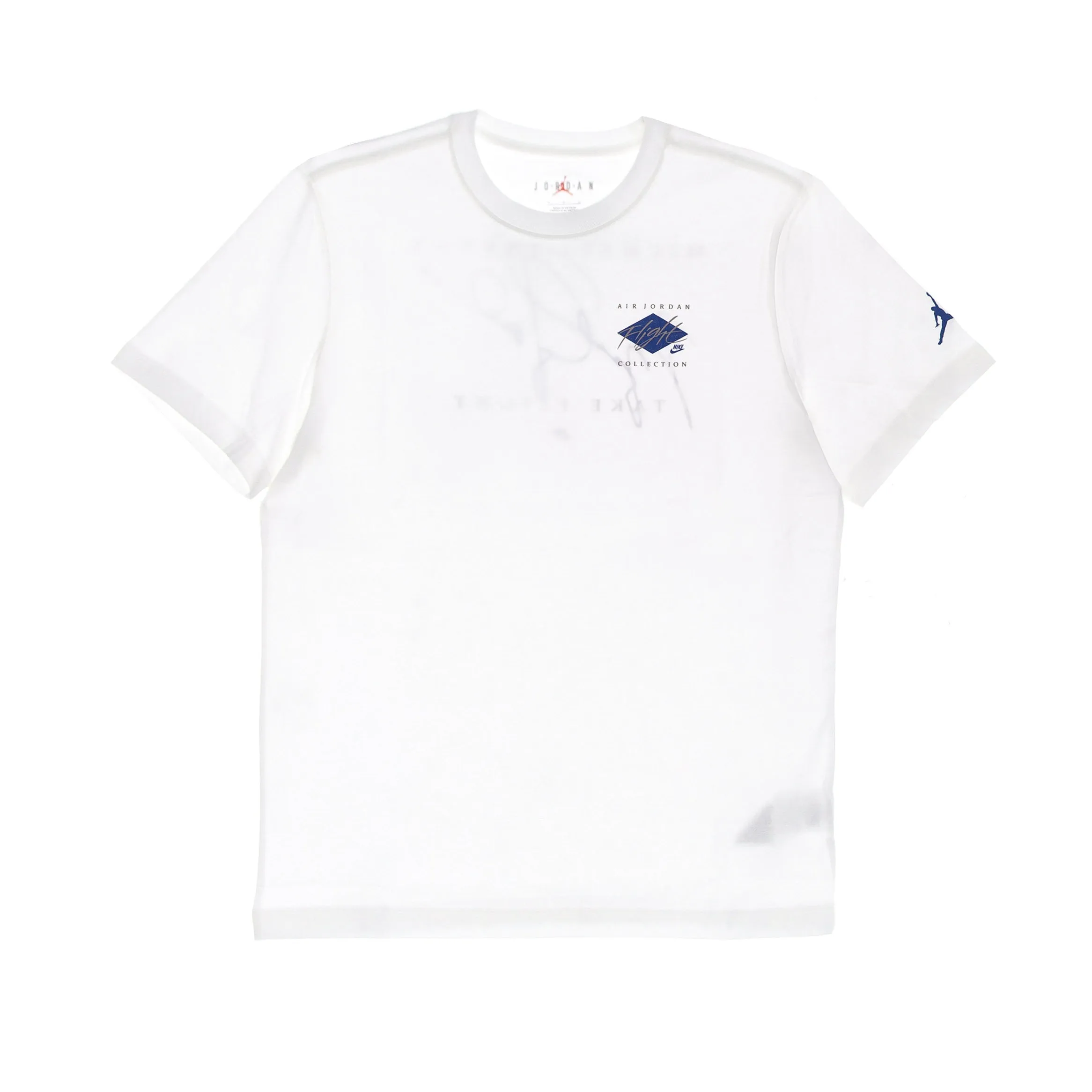 Maglietta Uomo Jordan Flight Essential White/dk Marina Blue/dk Marina Blue