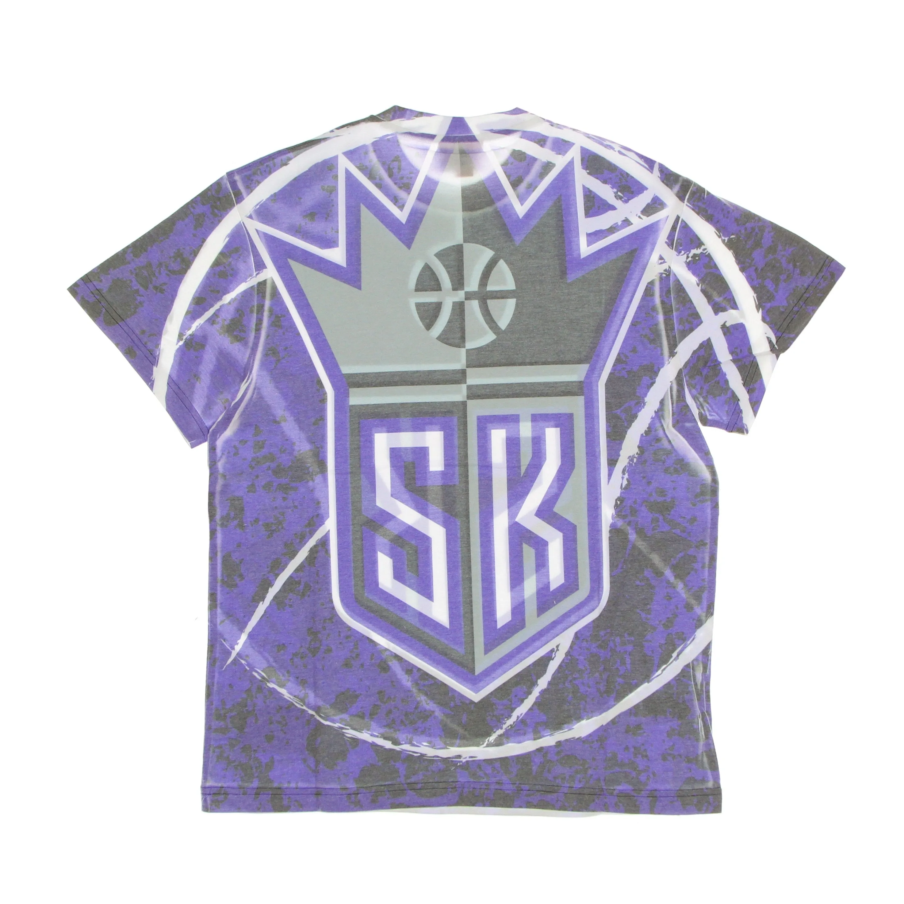 Maglietta Uomo Nba Jumbotron Tee Hardwood Classics Sackin Purple/original Team Colors