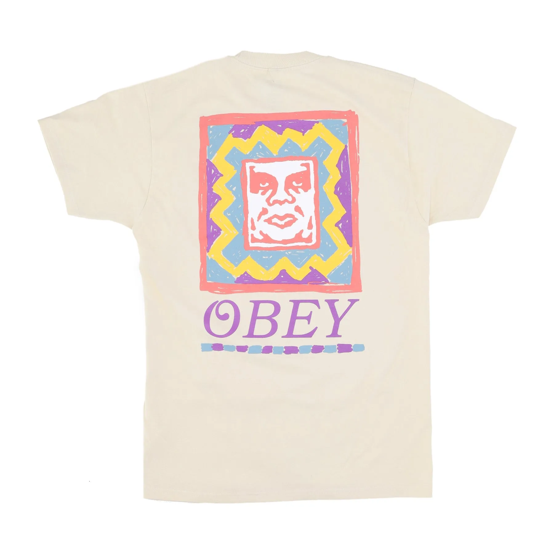 Maglietta Uomo Throwback Classic Tee Cream