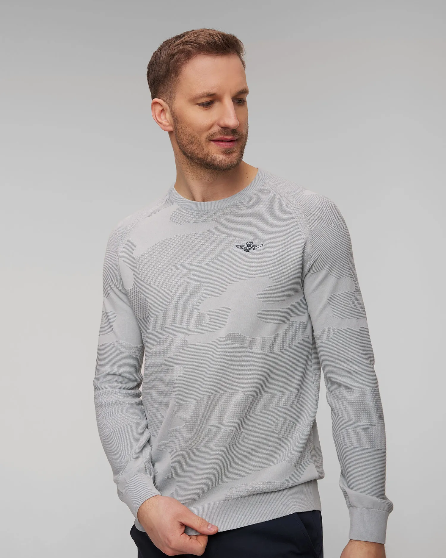 Maglione blu da uomo Aeronautica Militare 241ma1500l531-94482