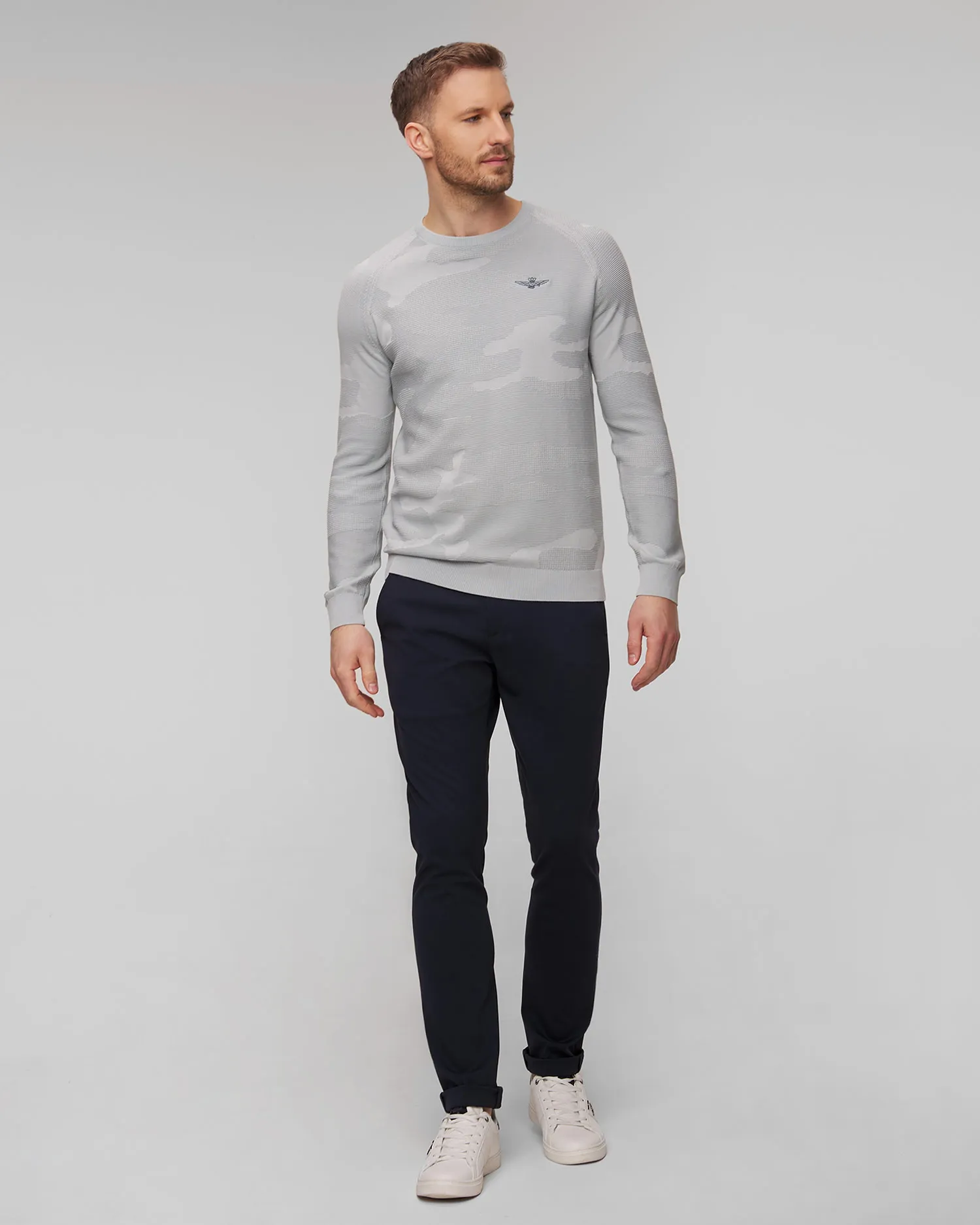 Maglione blu da uomo Aeronautica Militare 241ma1500l531-94482