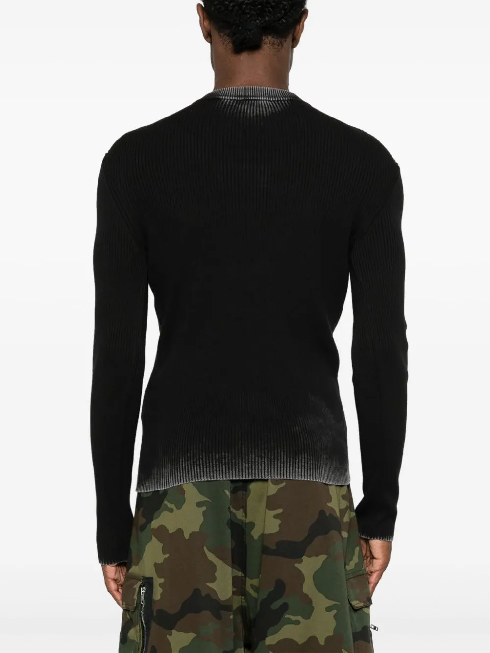 Maglione con logo k-darin-a in nero Diesel - uomo