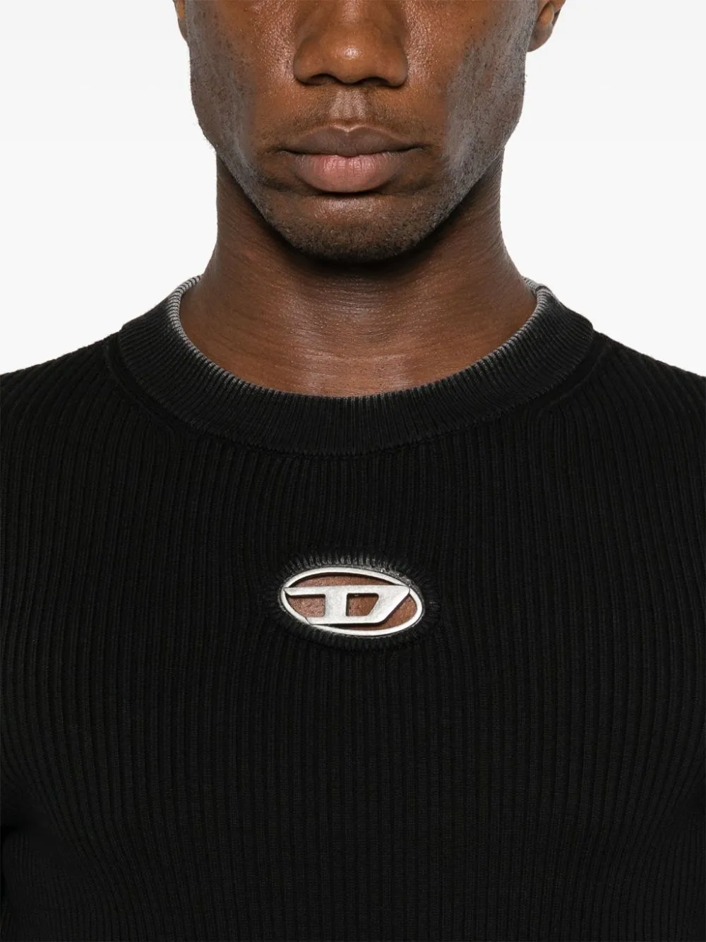 Maglione con logo k-darin-a in nero Diesel - uomo