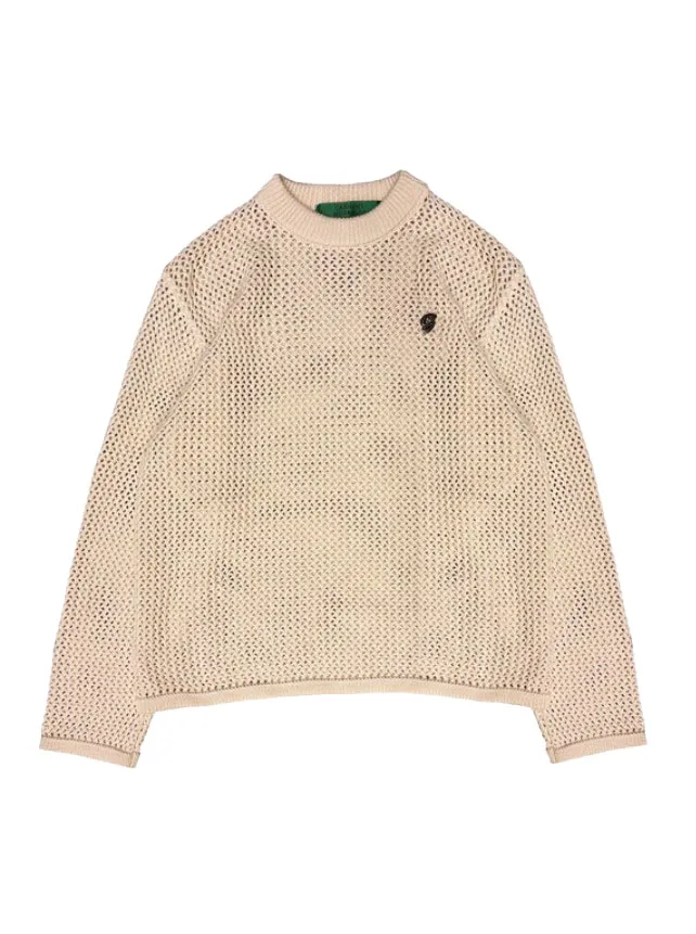 Maglione crochet in beige Garment Workshop - uomo
