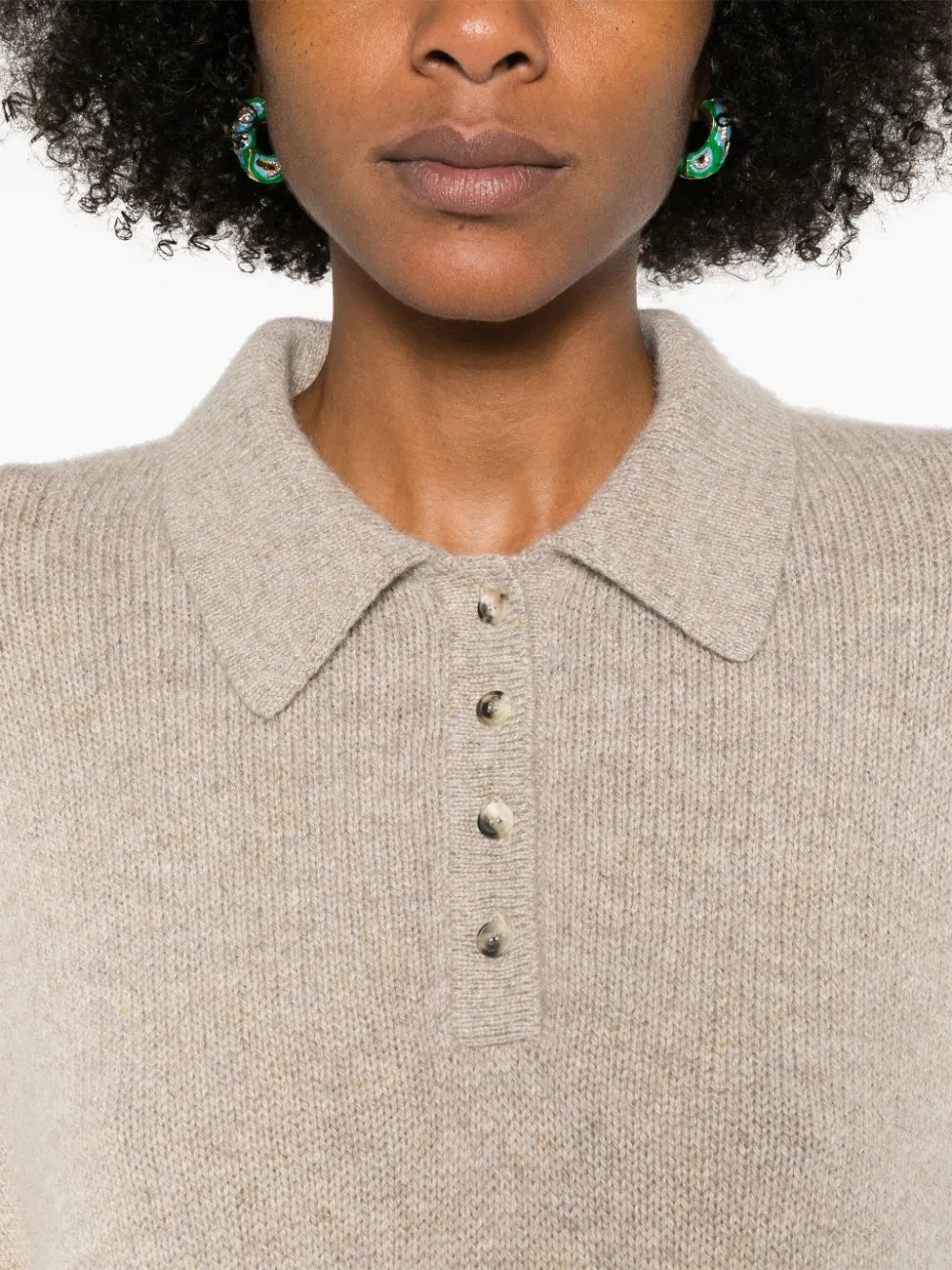 Maglione Rene in beige Khaite - donna