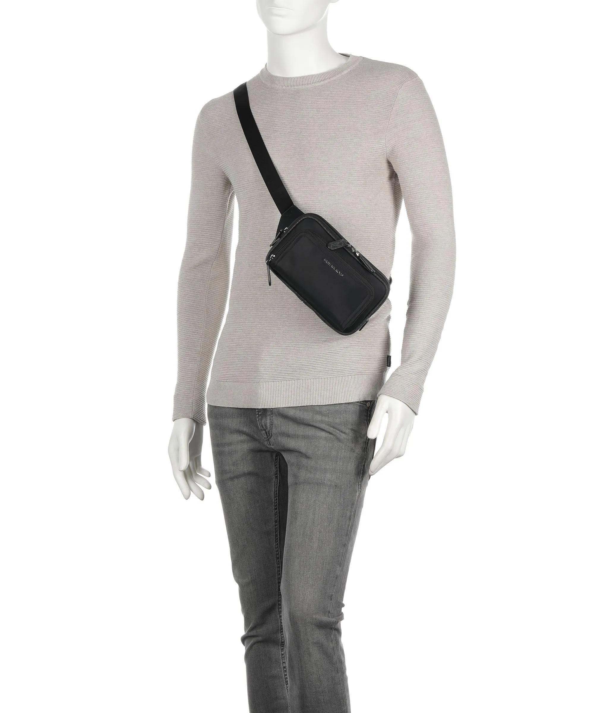  Michael Kors Marsupio nylon riciclato nero  