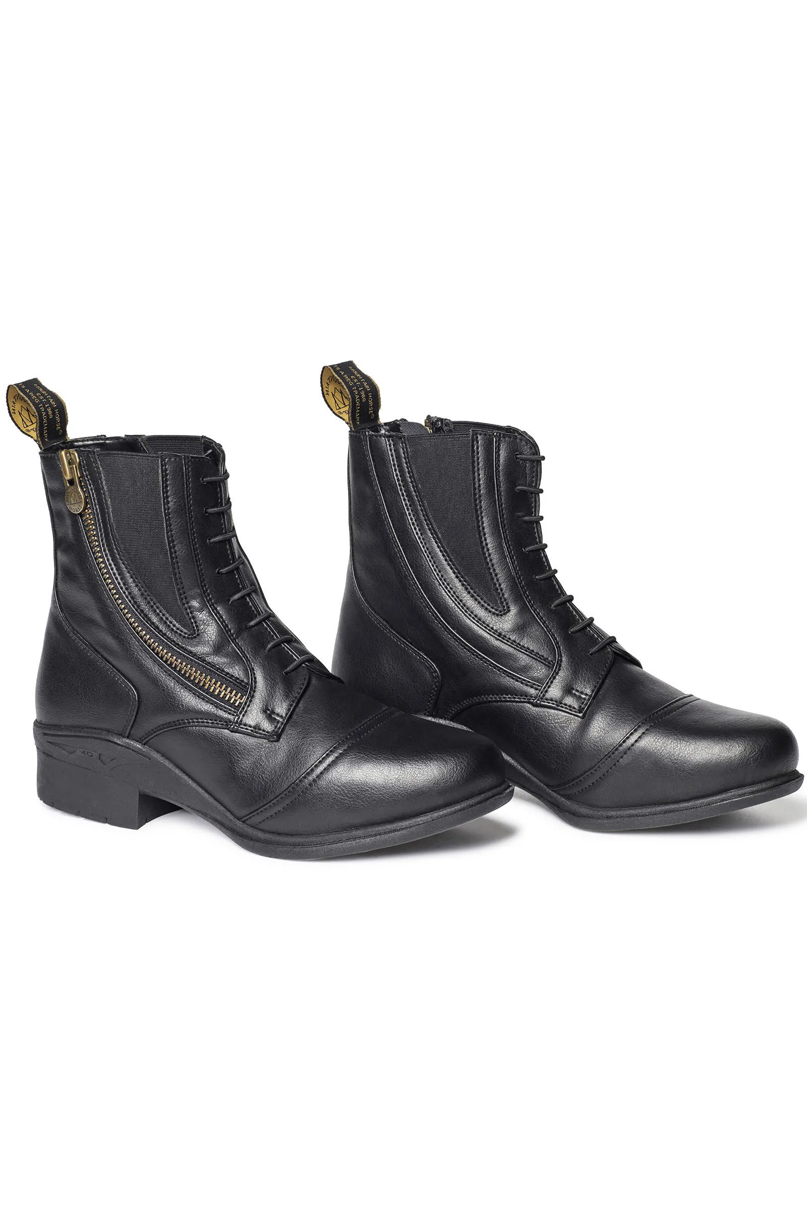 Mountain Horse Veganza Stivale da Paddock con zip laterale