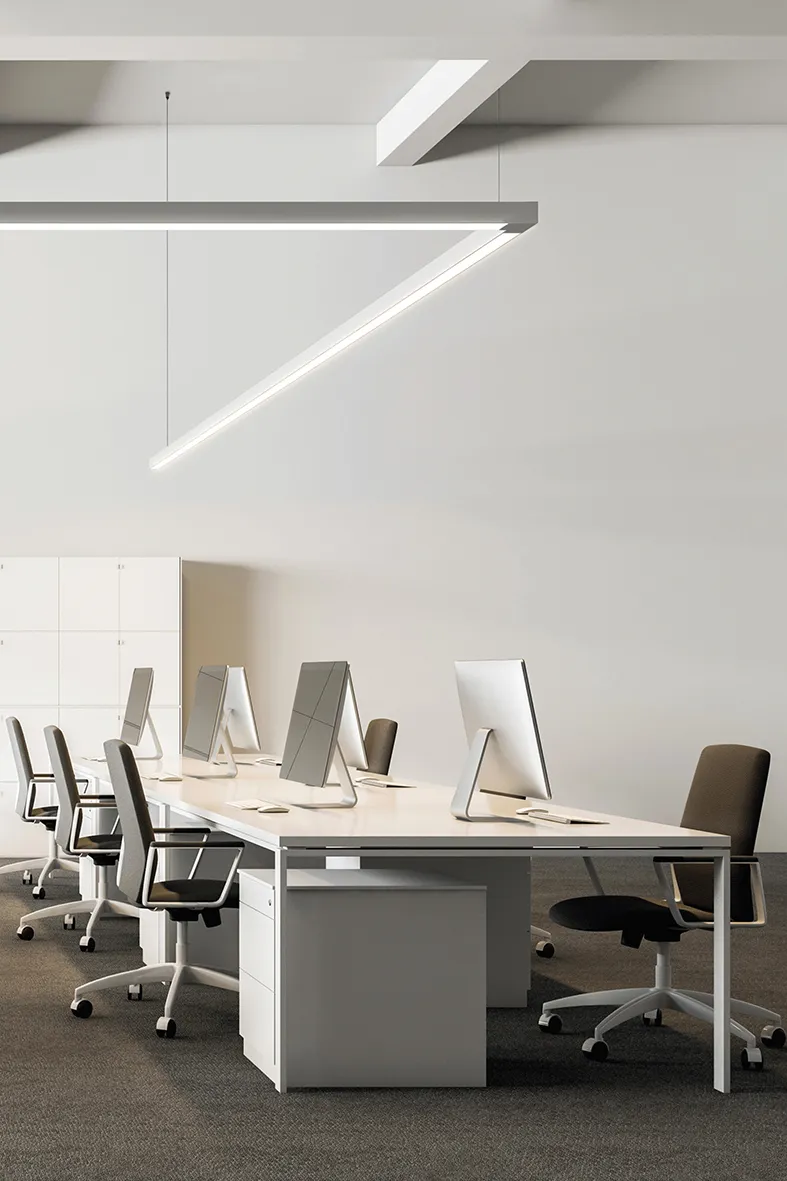 NASHI EVO – LED MONO FL 37W 3K LENTI 60° N DALI