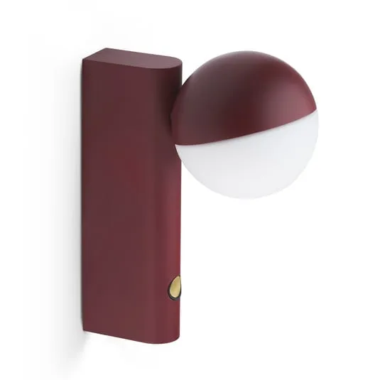 Northern Balancer mini applique LED rosso ciliegia