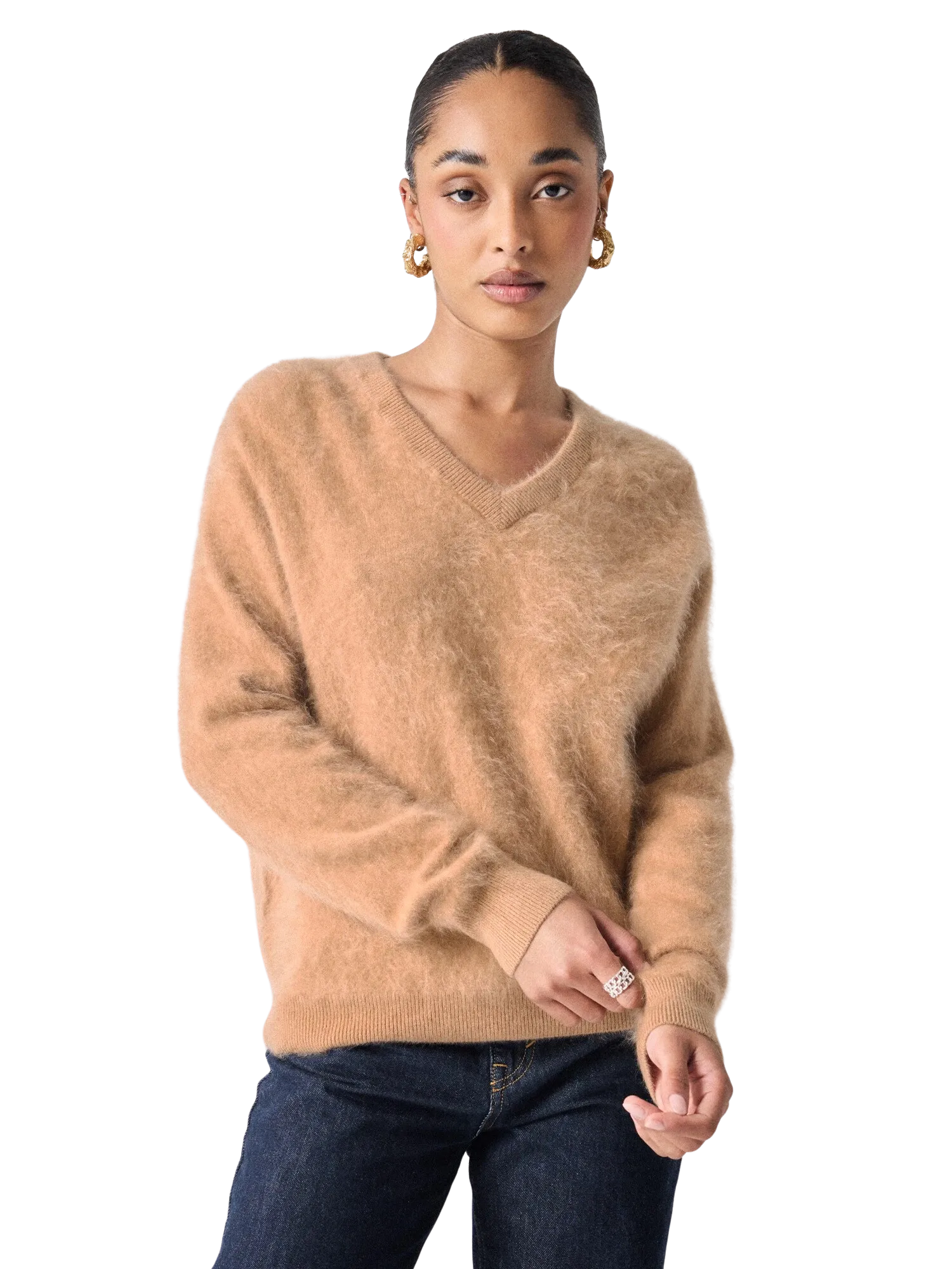 NOT SHY MAGLIA CASHMERE SCOLLO V