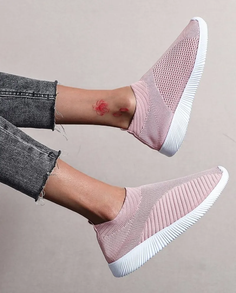 Nuova Estate 2022 Scarpe da Donna Calzini da Lavoro a Maglia Calzini da Donna Estate Breatha