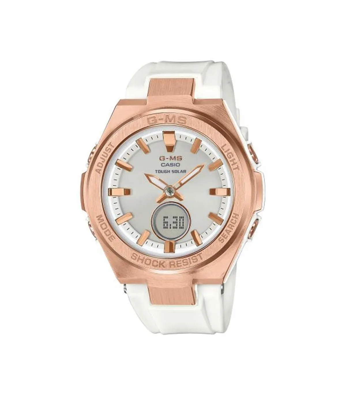 Orologio Casio Baby G Bianco Rosè Donna MS MSG-S200G-7AER