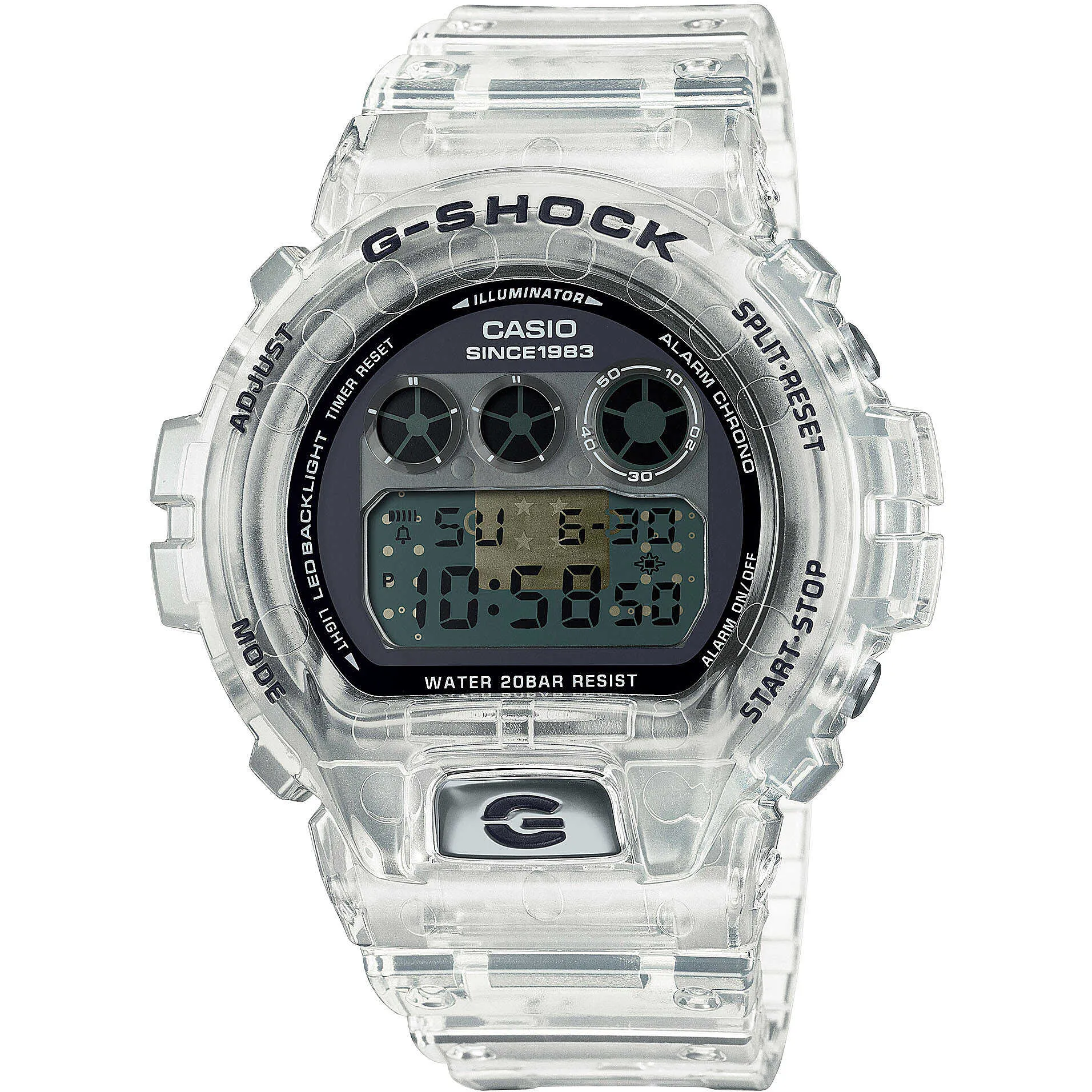 orologio G-Shock Bianco digitale uomo