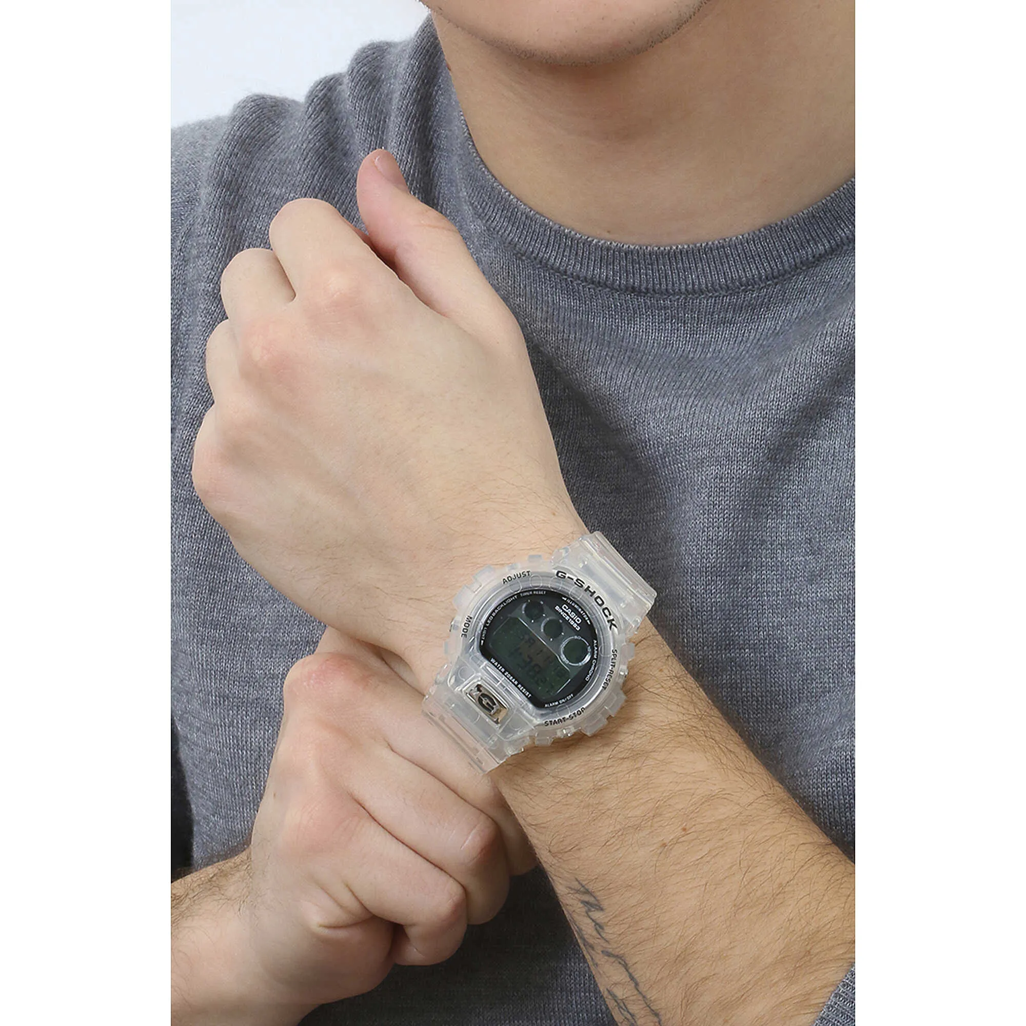 orologio G-Shock Bianco digitale uomo
