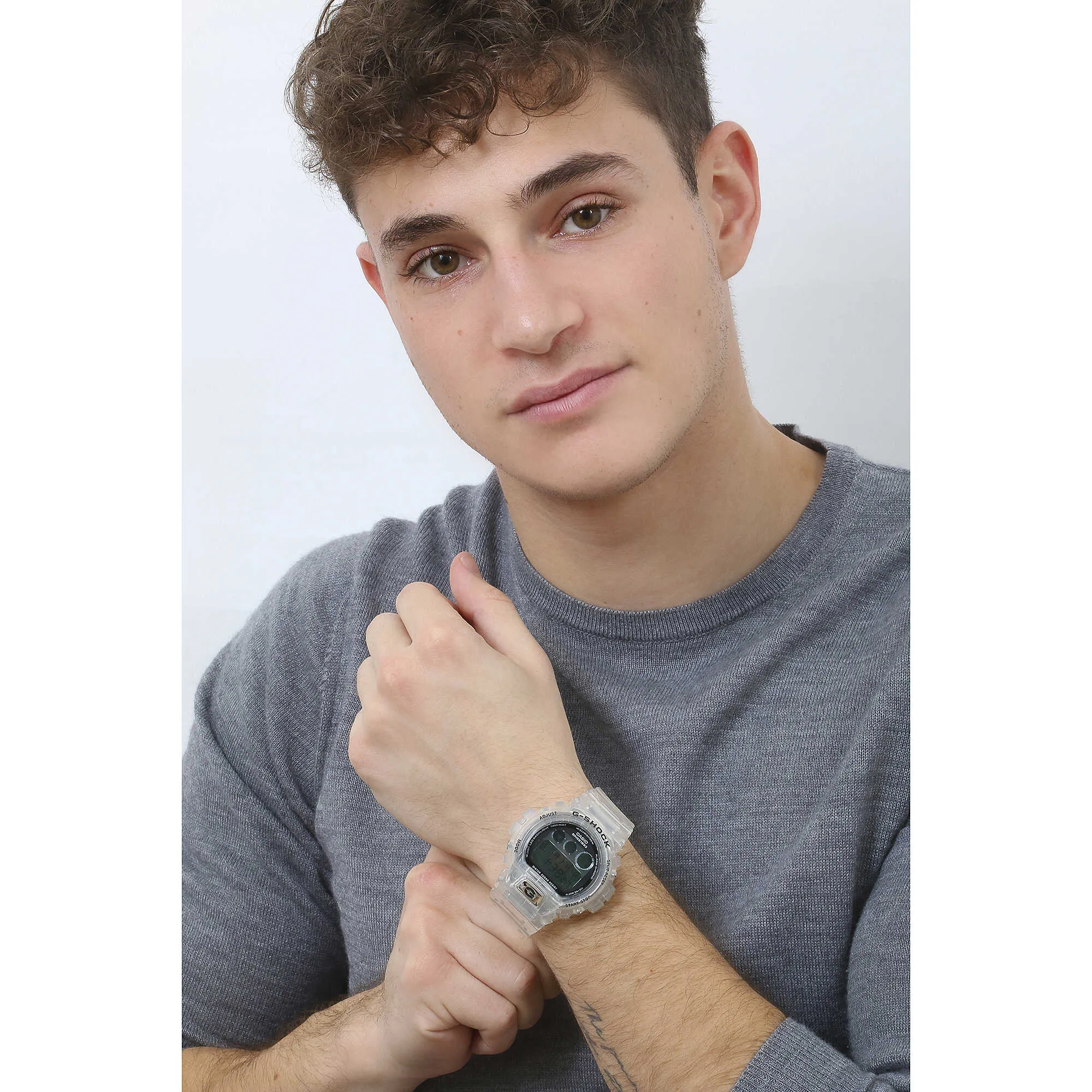 orologio G-Shock Bianco digitale uomo