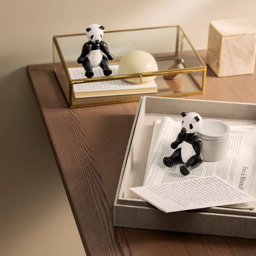 Panda Kay Bojesen piccolo.ji{font-size:18px}nero-bianco