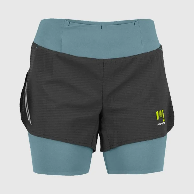 Pantaloncini da donna Karpos Cengia (spring lake/nero)