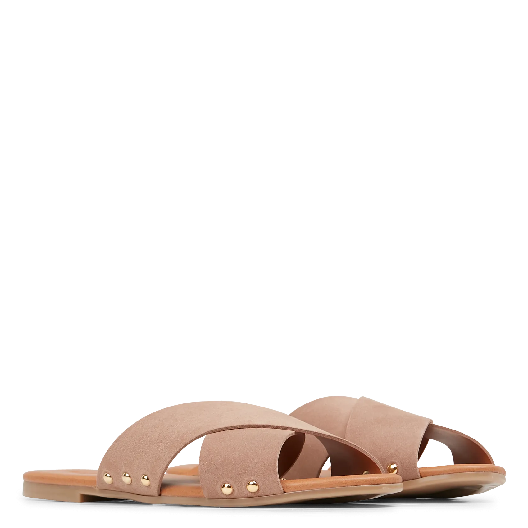  PIECES   Mules basse in pelle scamosciata | Rosa