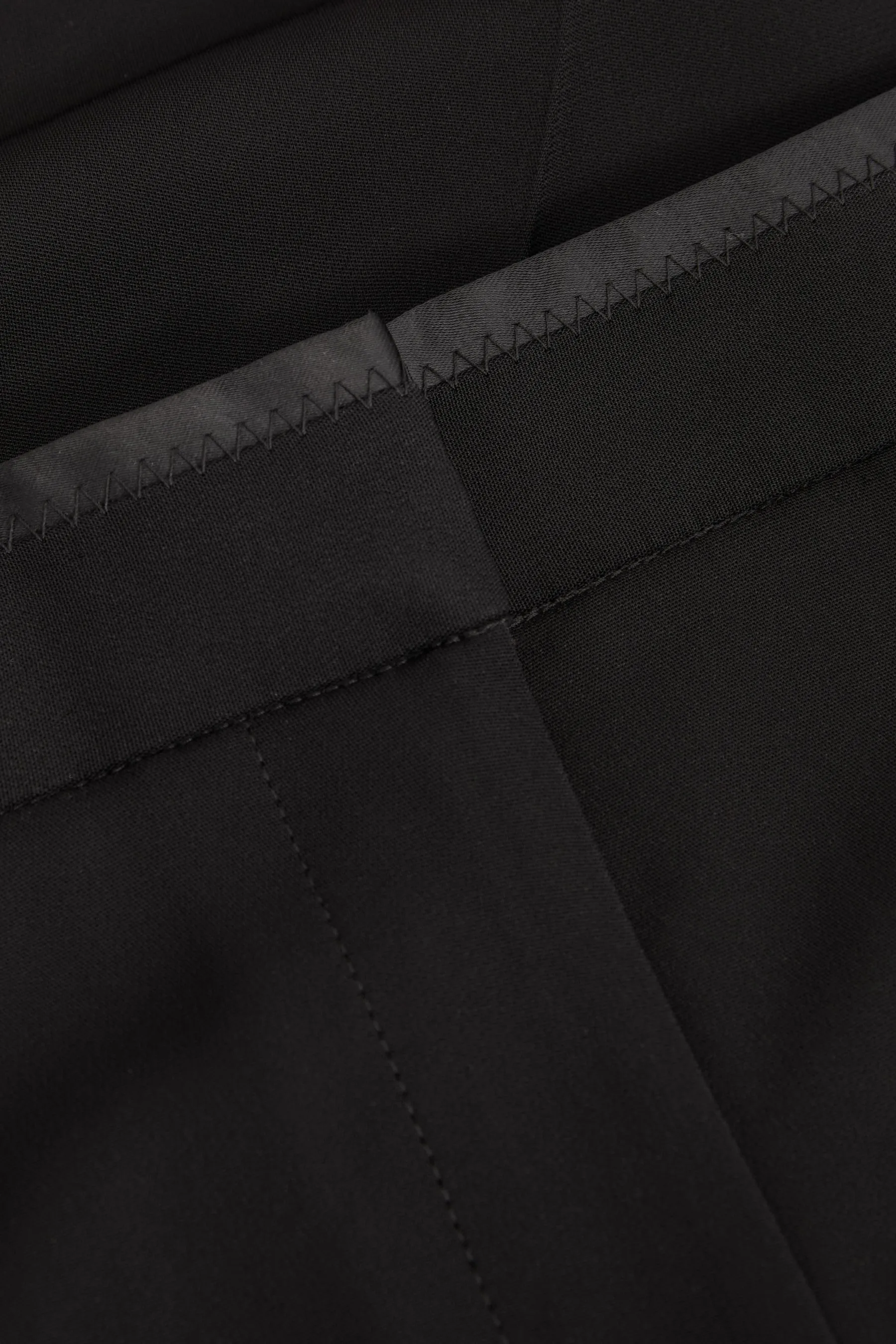 Reiss Lydia Double Pleat Wide Leg Tux Trousers    