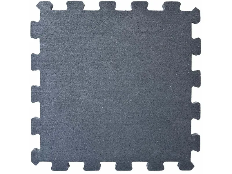 Rivestimento in gomma nero 33x33 cm