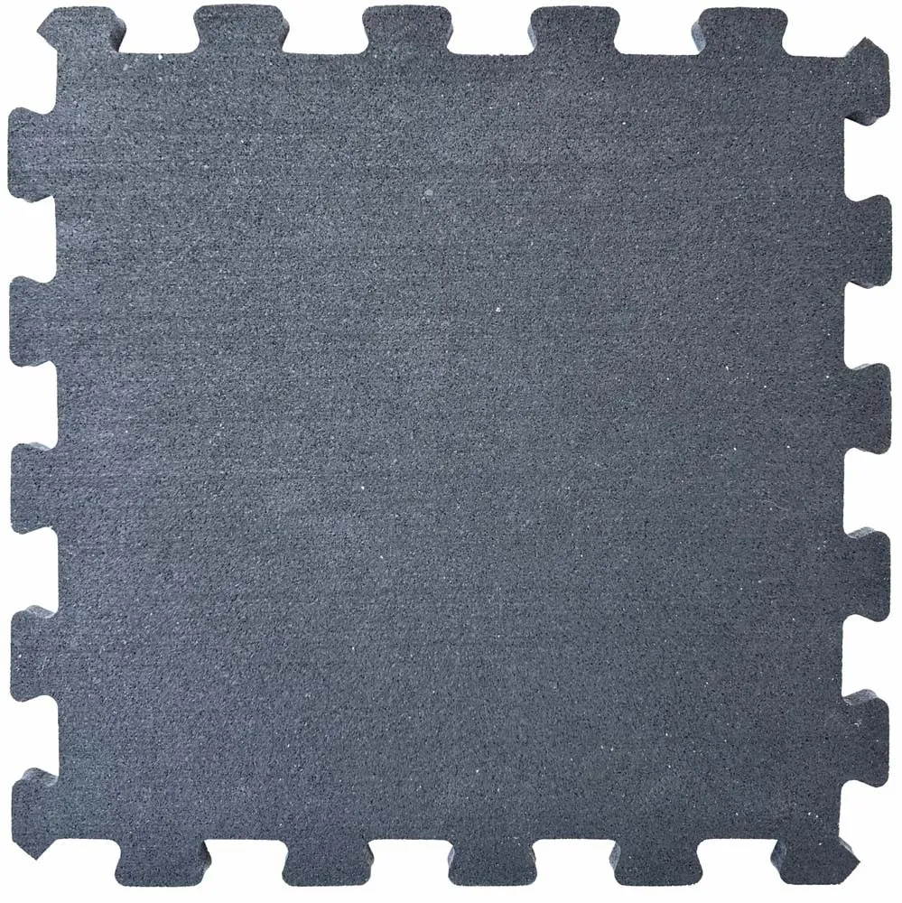 Rivestimento in gomma nero 33x33 cm