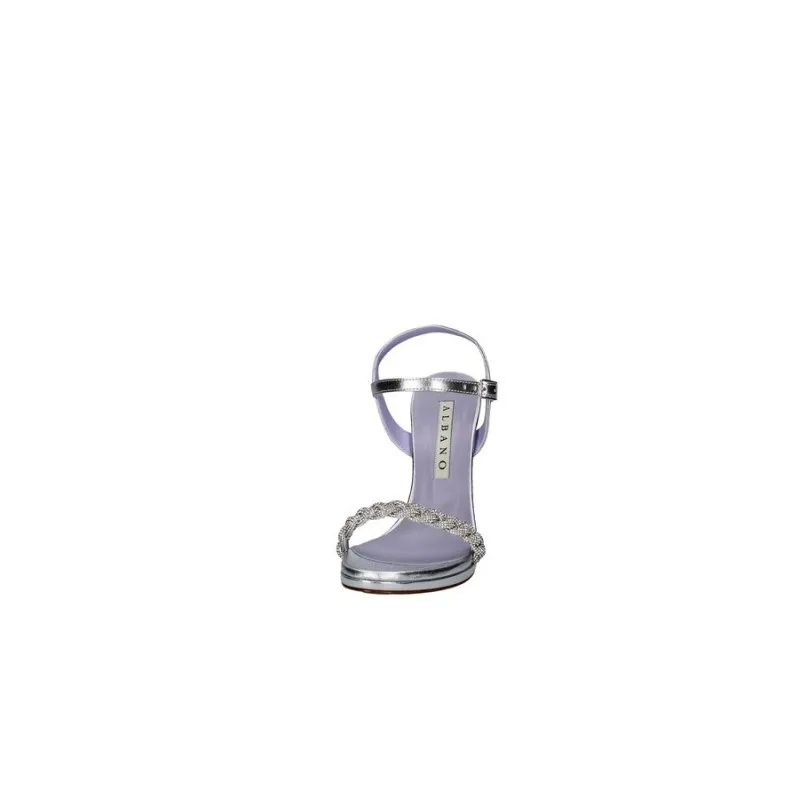 SANDALI CON TRECCIA IN STRASS DA DONNA ALBANO