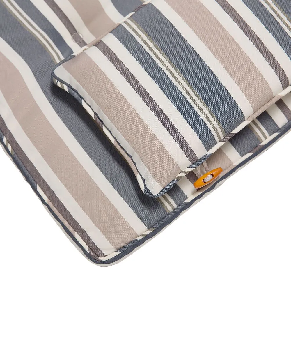 Set of 2 Garden Chairs with Cushions MAUI Acacia Wood Multicolour