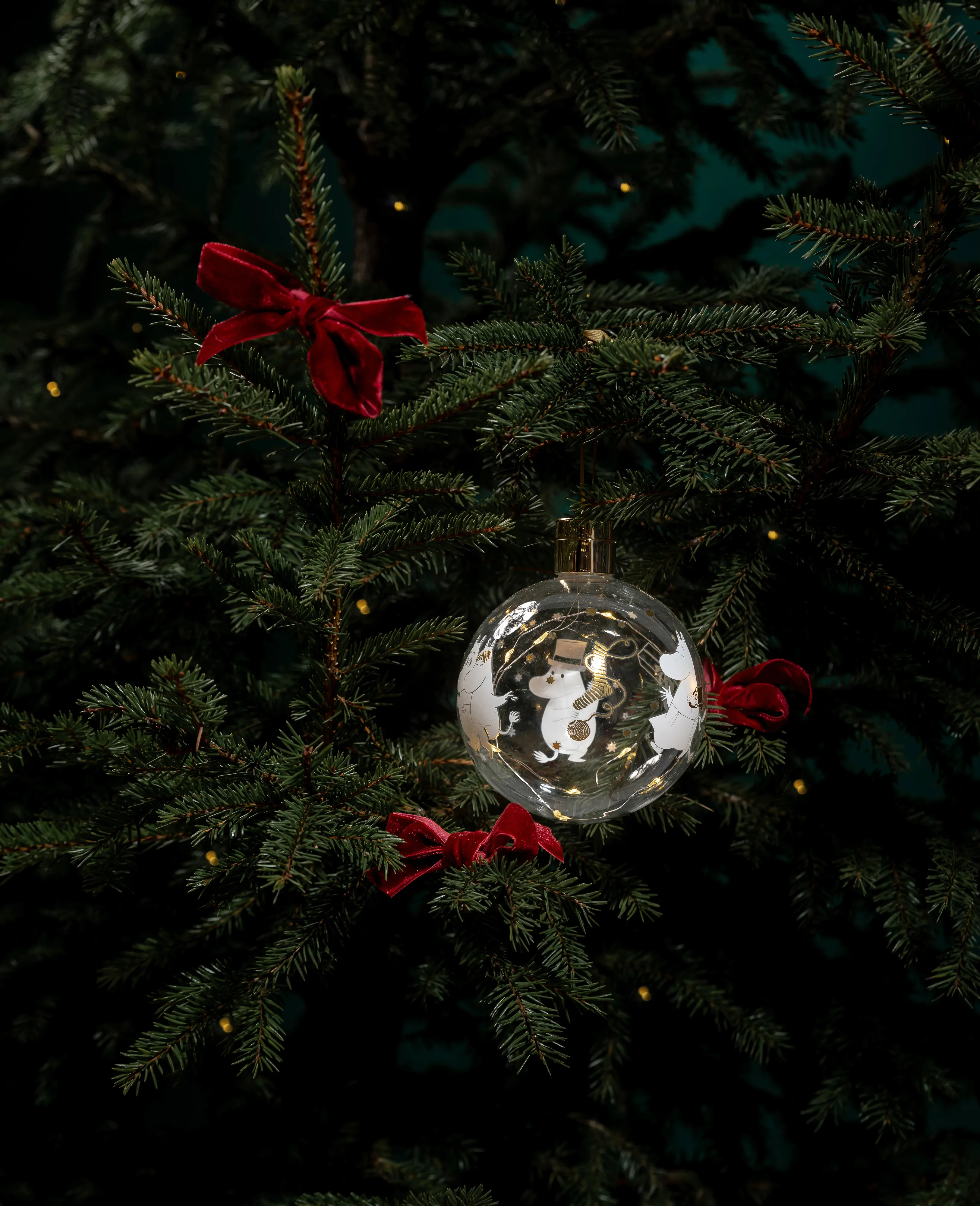 Sfera decorativa di Mumin con luce LED.jo{font-size:18px}Sparkling Stars