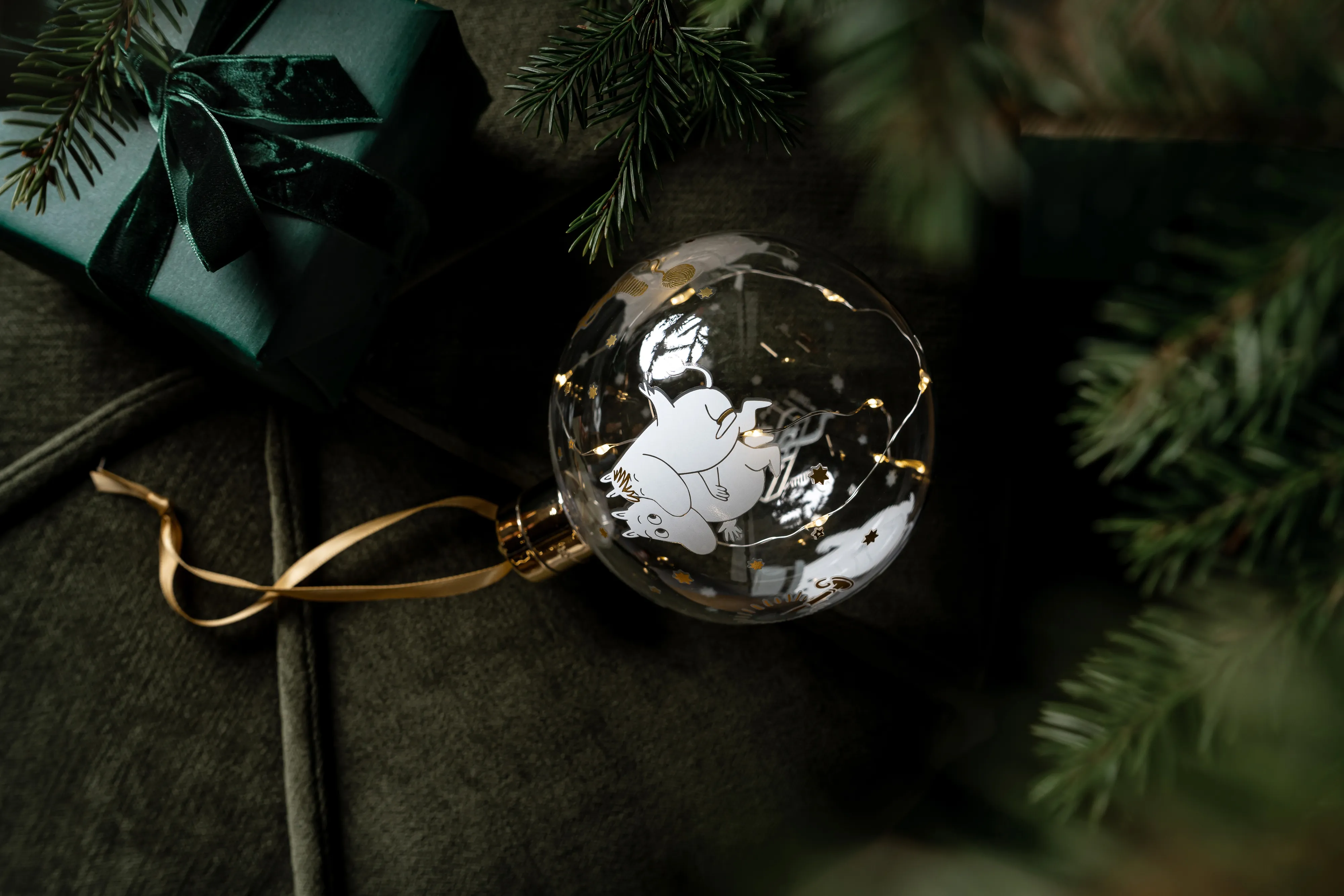 Sfera decorativa di Mumin con luce LED.jo{font-size:18px}Sparkling Stars