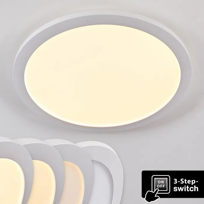 Siguna Plafoniera LED Bianco, 1-Luce