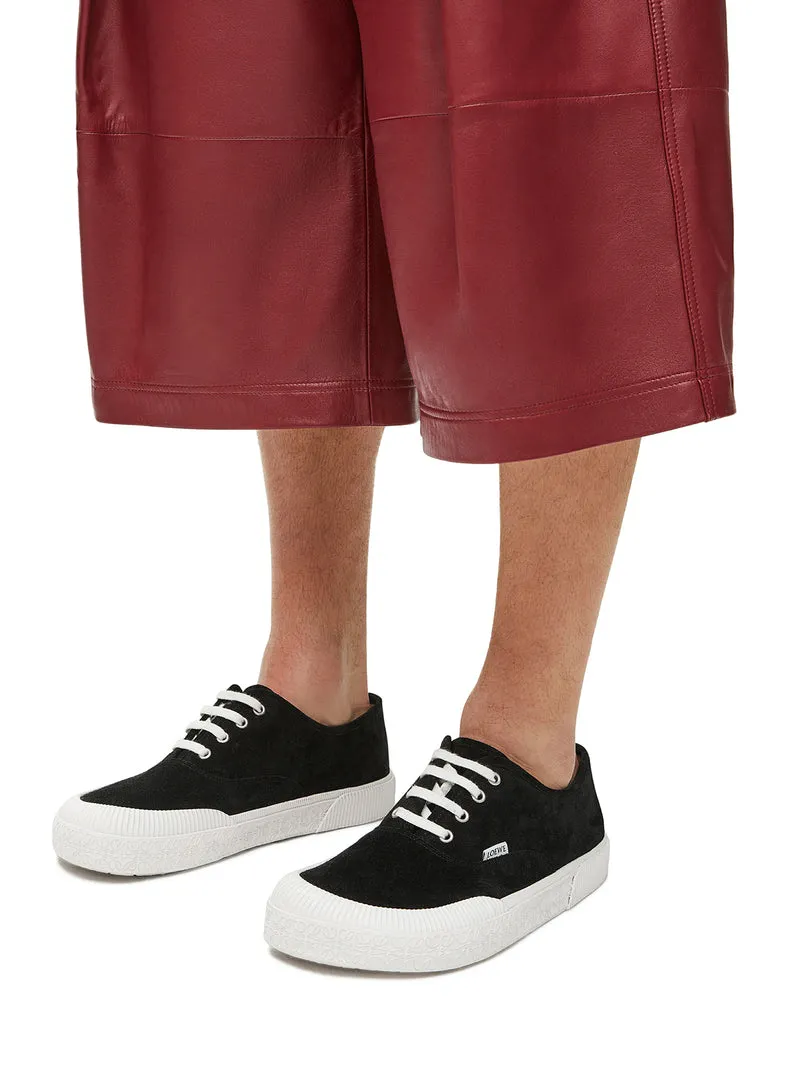 Sneaker stringate Terra Vulca in pelle scamosciata