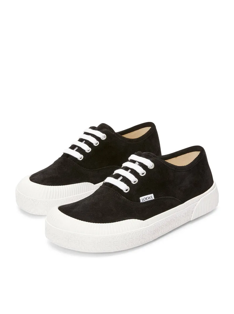 Sneaker stringate Terra Vulca in pelle scamosciata