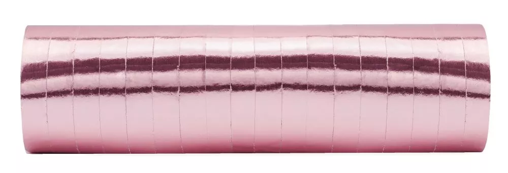 Streamer oro rosa lucido 3,8 m