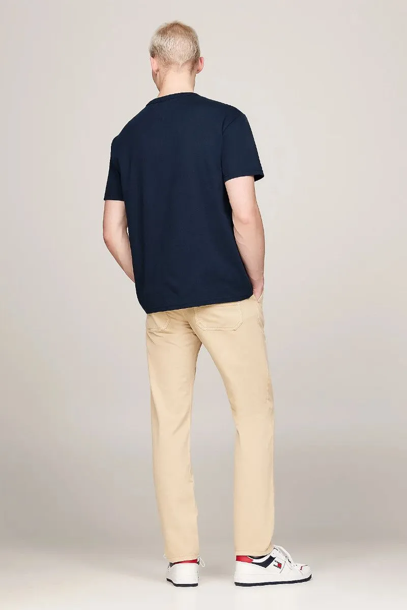 T-shirt con stemma ricamato uomo Blu