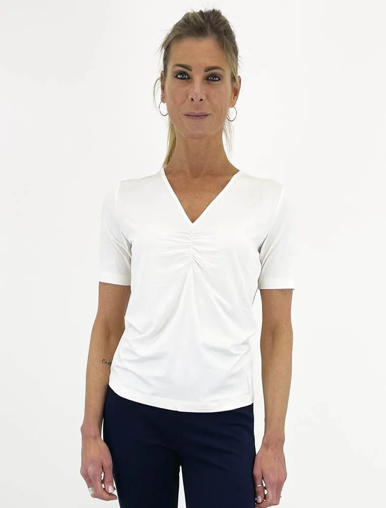 T-shirt Manica Corta Pennyblack - Bianco Avorio